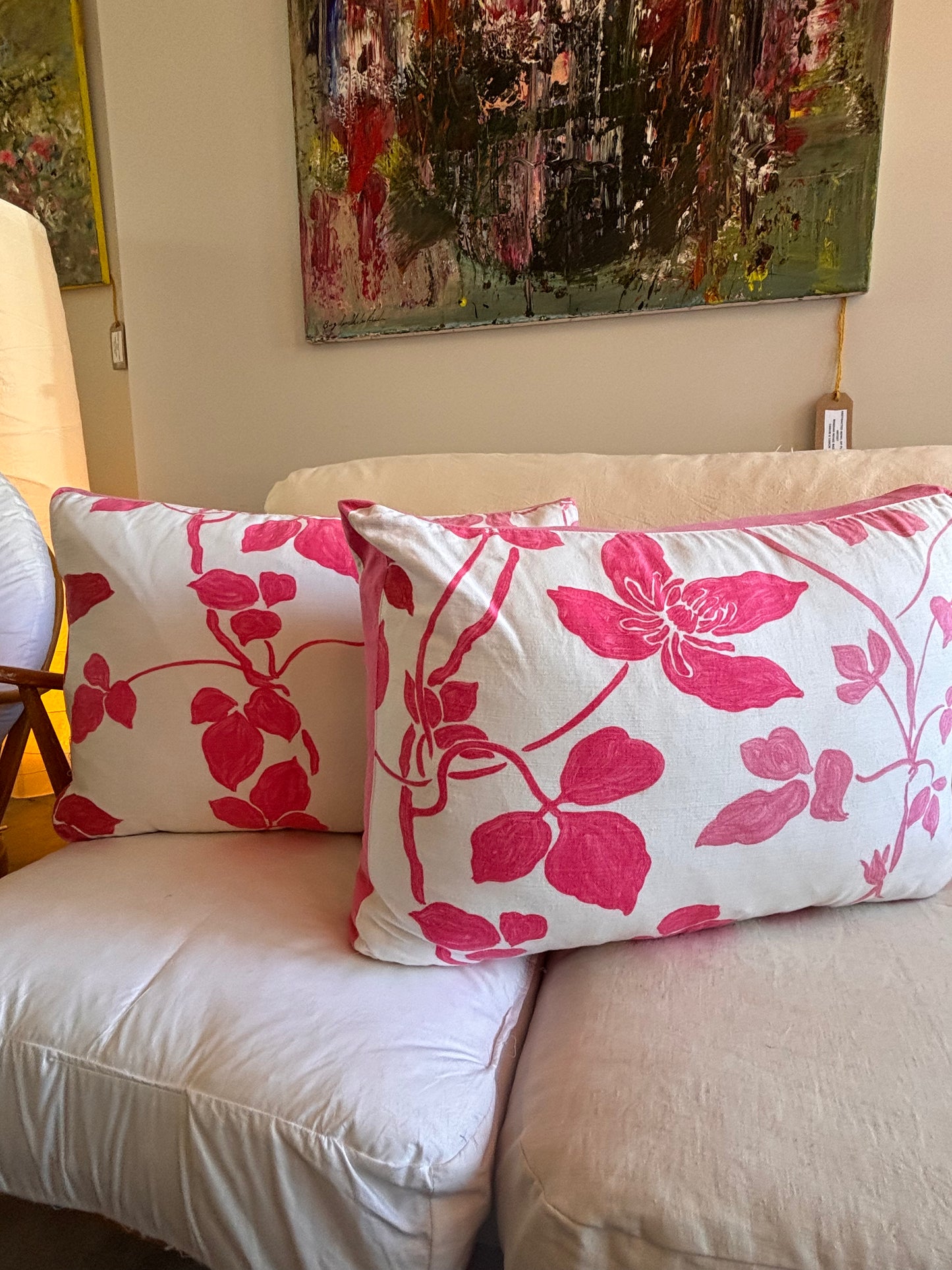 Designers guild large back sofa cusions