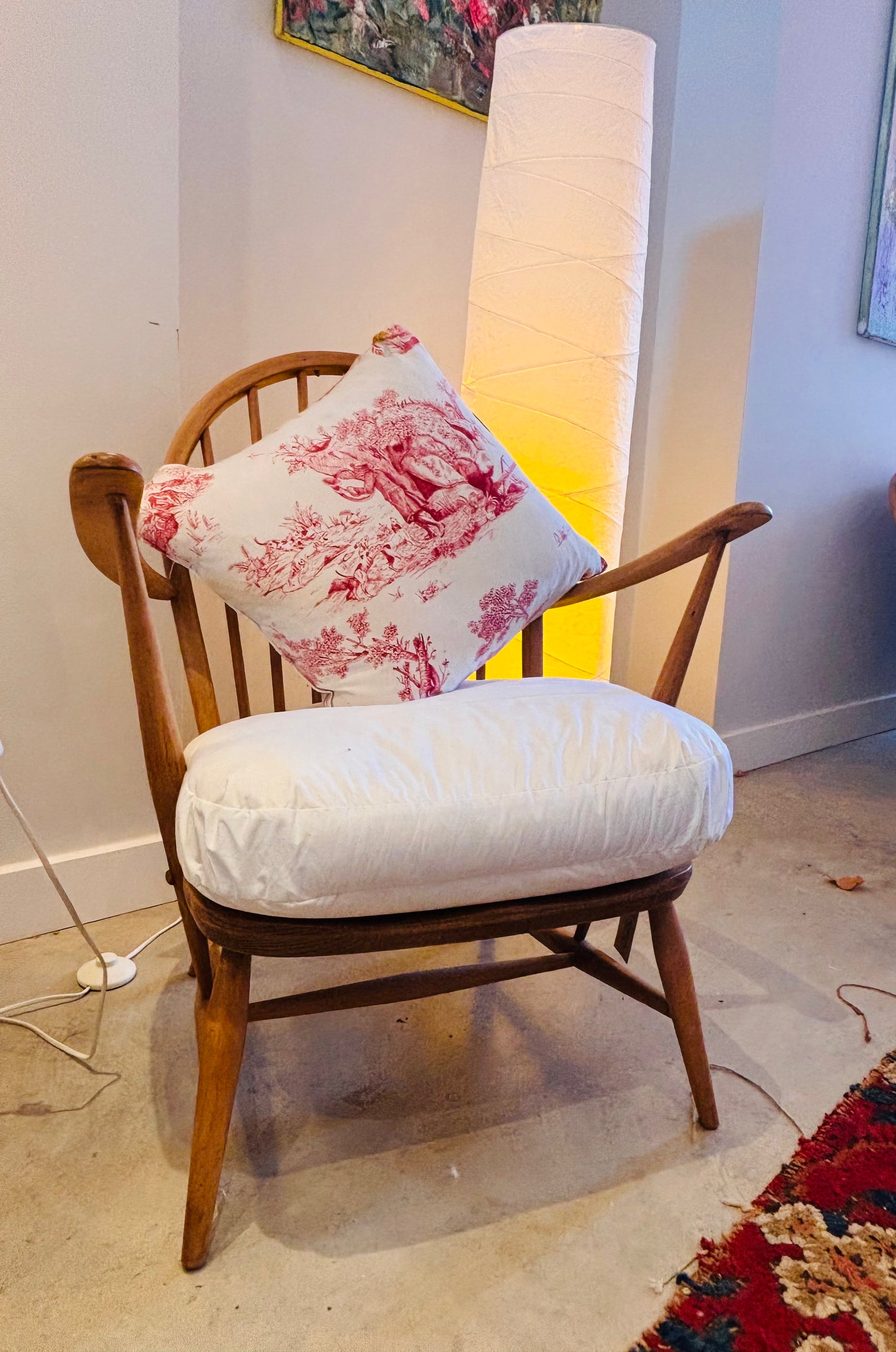 Vintage Ercol Windsor tub chair model 305