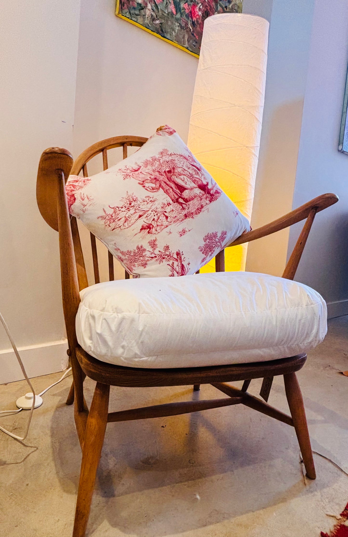 Vintage Ercol Windsor tub chair model 305