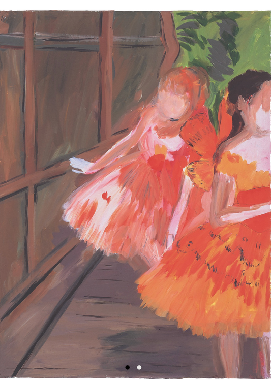Karen Kilimnik Dancers in the Wings, Moths, Paris Opera, Degas 2007