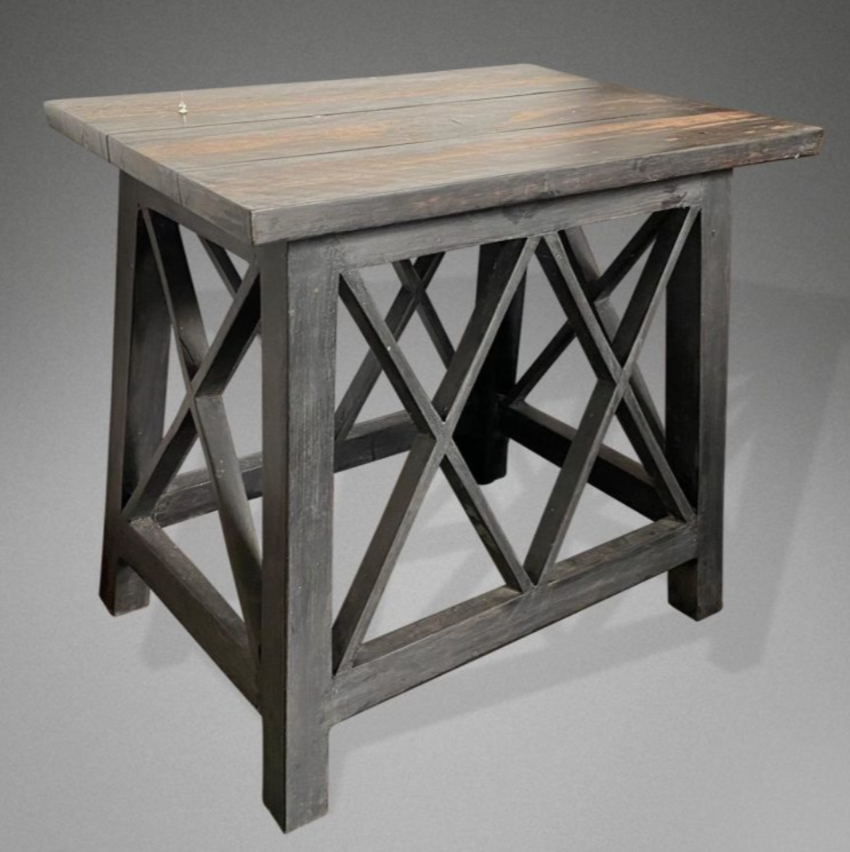 Macassar ebony side / occasional table
