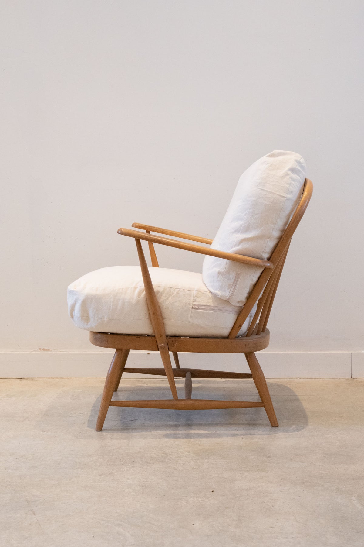 Ercol stick back armchair